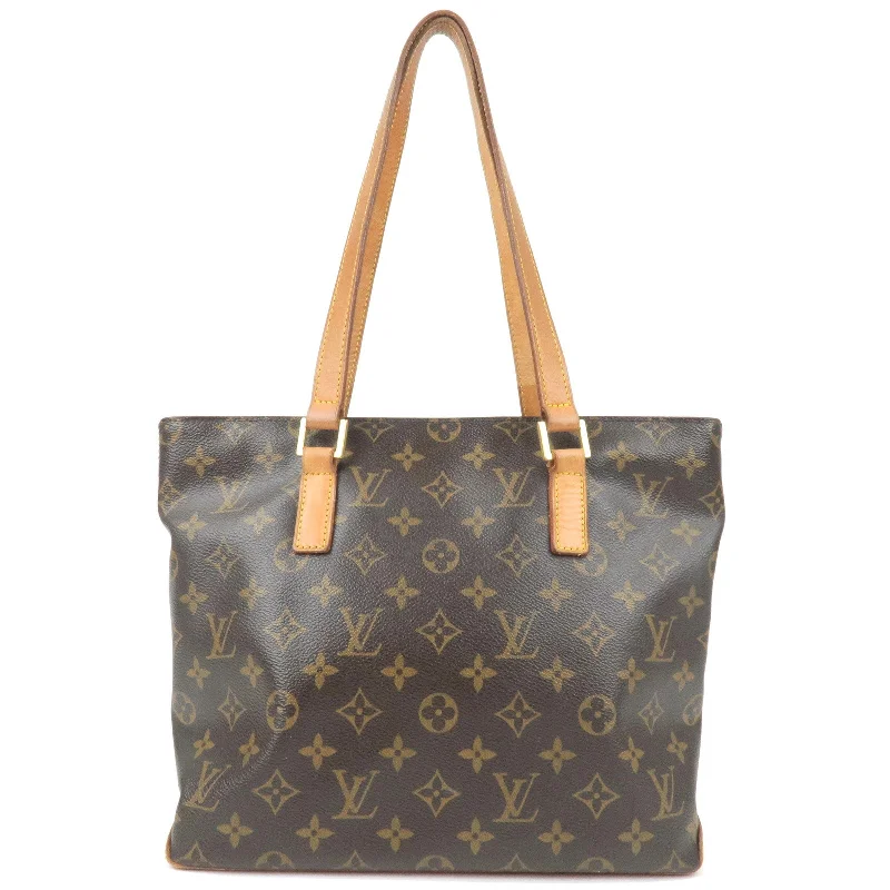 Ladies Louis Vuitton Petite Malle bags with a star - shaped charm for cutenessLouis Vuitton Monogram Cabas Piano Tote Bag M51148