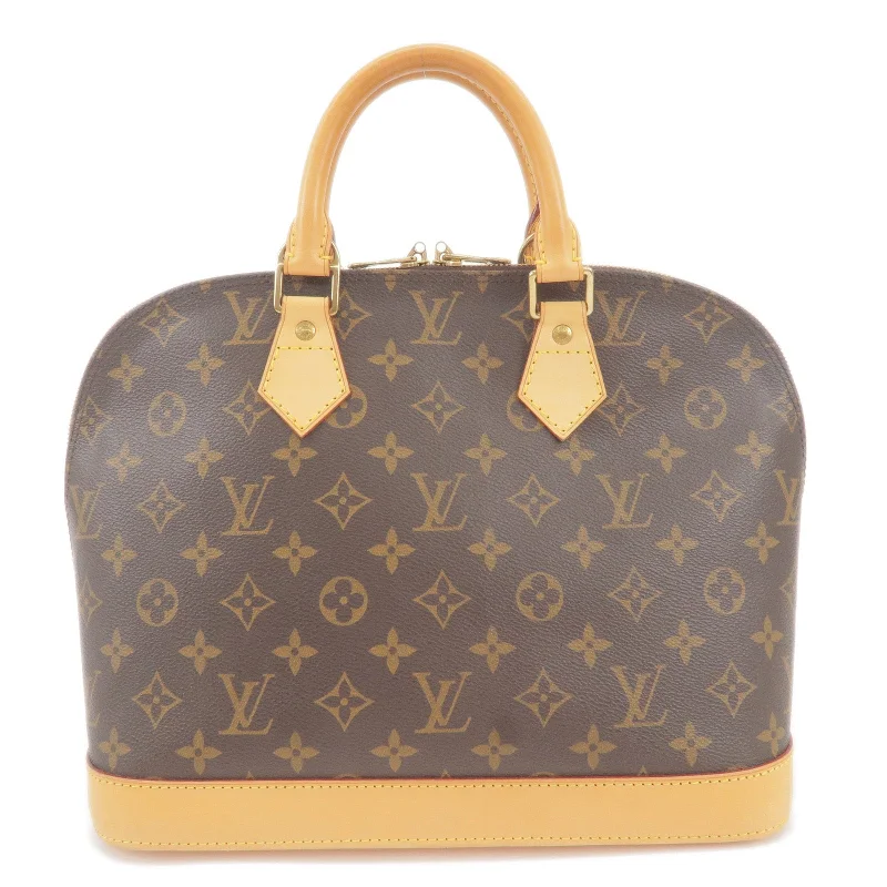 Louis Vuitton Alma bags with a leather - wrapped handle for a luxurious feelLouis Vuitton Monogram Alma Hand Bag M51130