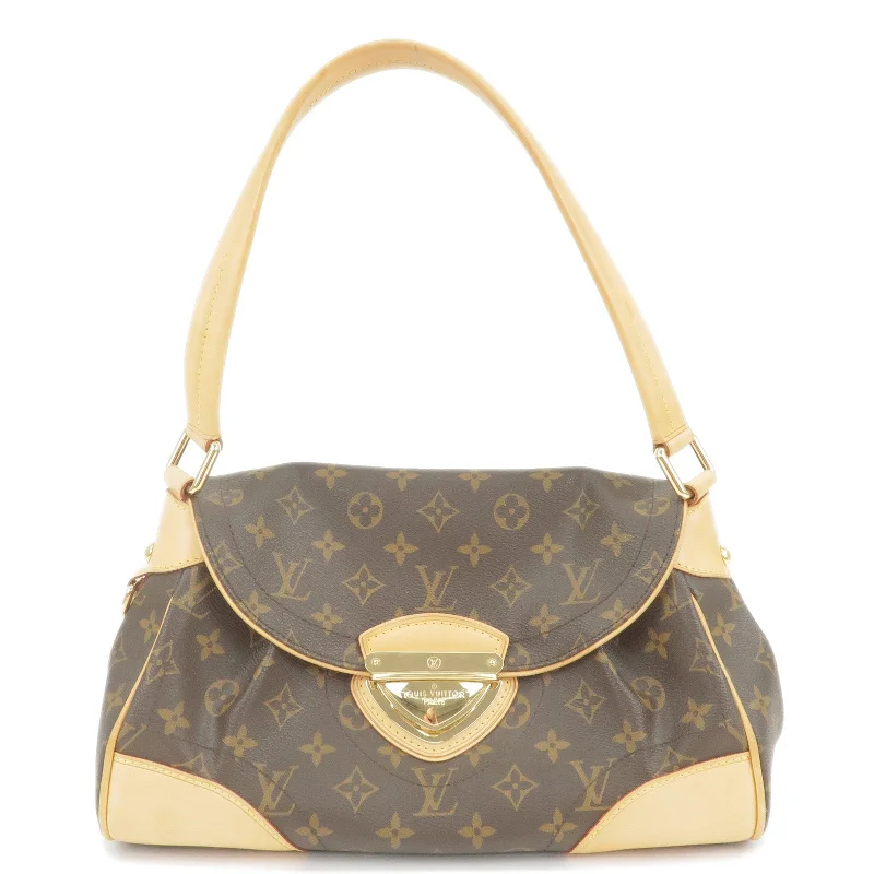 Louis Vuitton crossbody bags with a woven leather strap for textureLouis Vuitton Monogram Beverly MM Shoulder Bag M40121