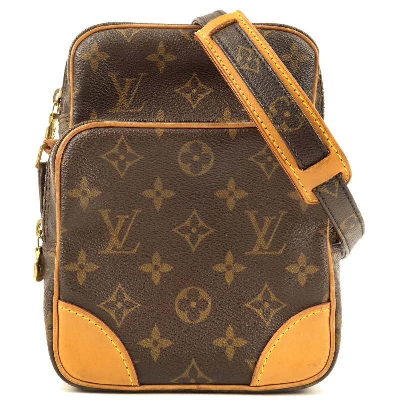 Louis Vuitton handbags with a beaded trim for a touch of glamourLouis Vuitton Monogram Amazone Shoulder Bag M45236