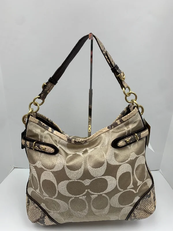 Coach crossbody bags with a keychain holder for practicalityHandbag Designer By Coach  Size: Large