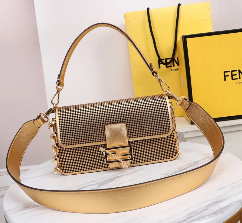 Fendi Sunshine Shopper bags with a structured silhouette and a magnetic - snap closureWF - Fendi Bags - 044