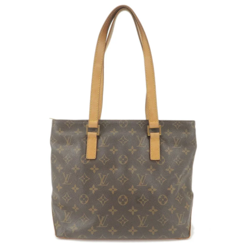 Louis Vuitton Petite Malle bags with a hard - shell structure for uniquenessLouis Vuitton Monogram Cabas Piano Tote Bag M51148