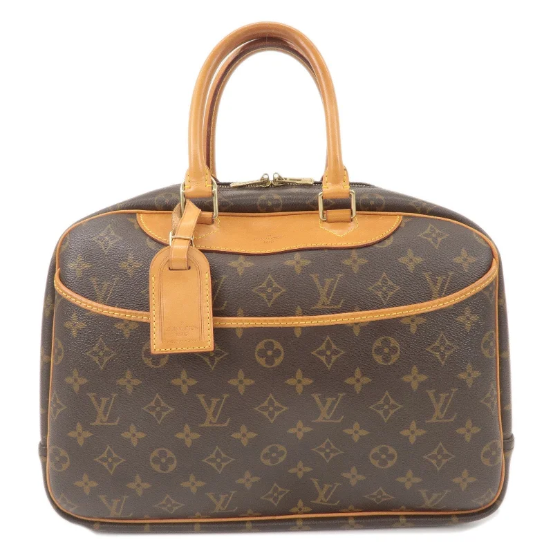 Louis Vuitton Alma bags featuring the signature top - handle designLouis Vuitton Monogram Deauville Hand Bag Brown M47270