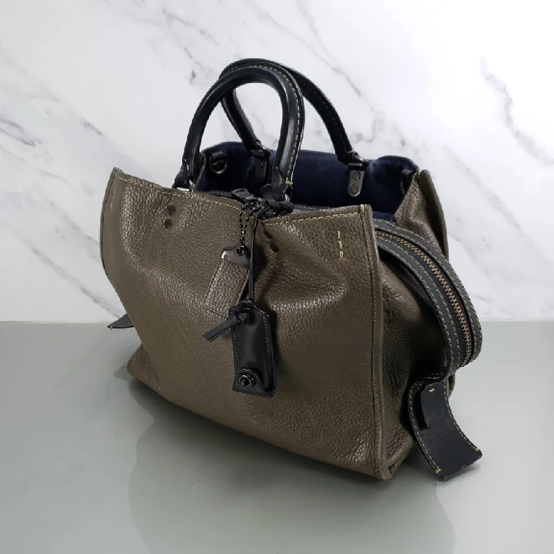 Coach Tabby bags with a classic turnlock closure for a timeless styleCoach Rogue 31 Olive Army Green With Black Details Handbag Colorblock