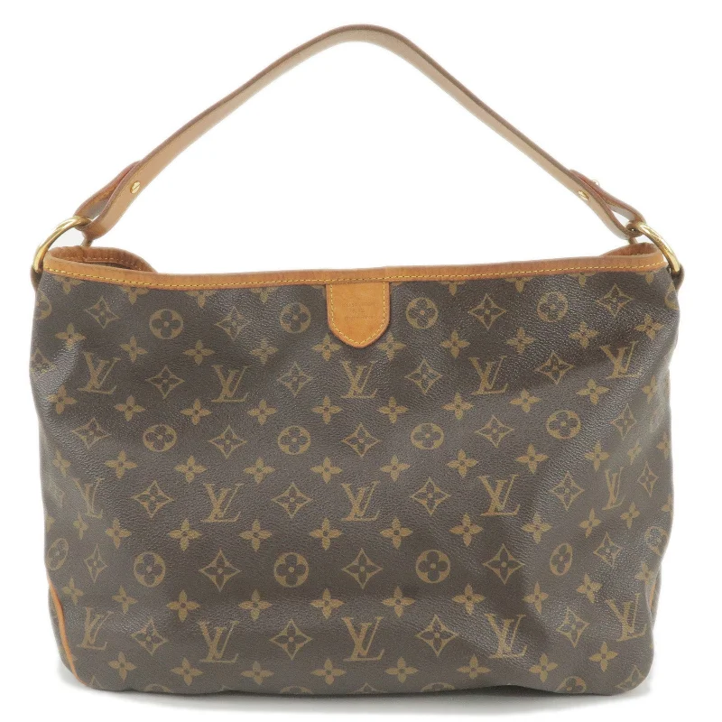 Louis Vuitton handbags with a patent - leather finish for a shiny lookLouis Vuitton Monogram Delightful PM Shoulder Bag M40352