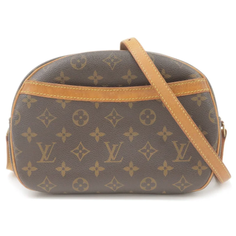 Louis Vuitton bags with a zippered interior pocket for better organizationLouis Vuitton Monogram Blois Cross Body Shoulder Bag M51221