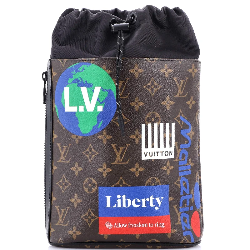 Lightweight duffle bags for gymChalk Sling Bag Limited Edition Logo Story Monogram Canvas