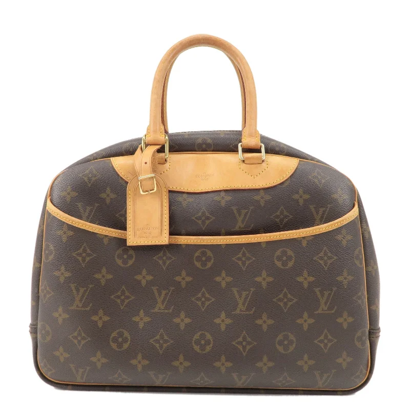 Louis Vuitton Twist bags with a crystal - embellished LV - turnlockLouis Vuitton Monogram Deauville Hand Bag Brown M47270