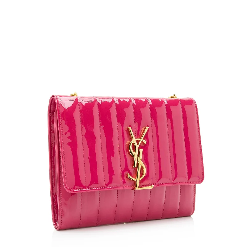 Yves Saint Laurent luxury handbags for womenSaint Laurent Matalasse Patent Leather Monogram Vicky Chain Wallet GZpZIV