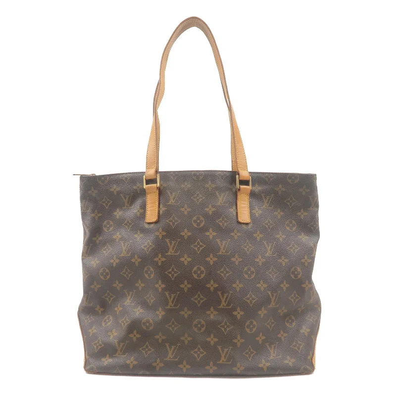 Louis Vuitton crossbody bags with a woven leather strap for textureLouis Vuitton Monogram Cabas Mezzo Tote Bag M51151