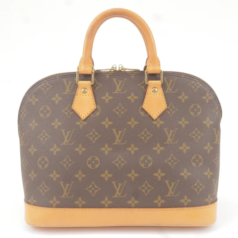 Louis Vuitton crossbody bags with a woven leather strap for textureLouis Vuitton Monogram Alma Hand Bag M51130