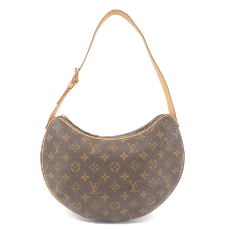 Ladies Louis Vuitton Capucines bags with gold - toned hardwareLouis Vuitton Monogram Croissant MM Hand Bag Shoulder Bag M51512