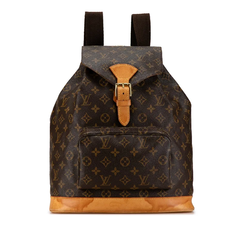 Yves Saint Laurent mini bags with chain strapsBrown Louis Vuitton Monogram Montsouris GM Backpack