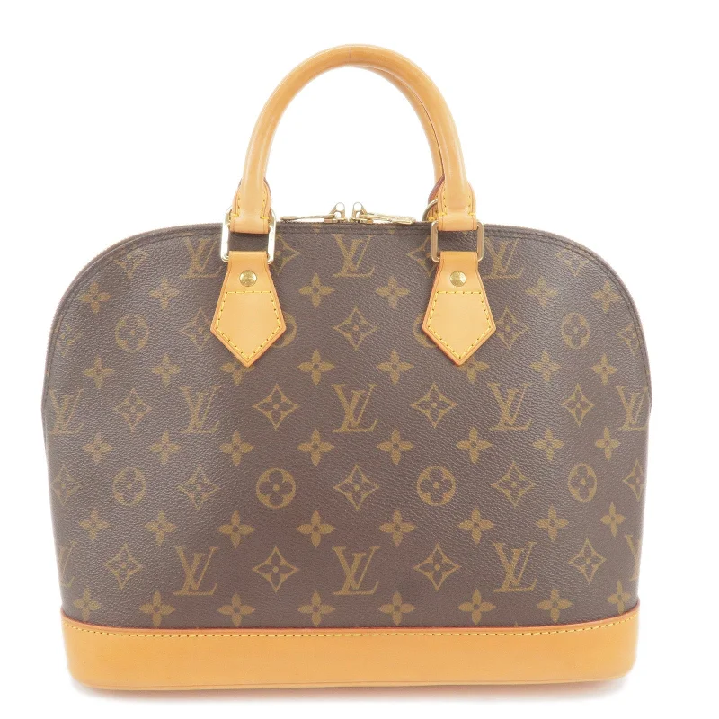 Louis Vuitton backpacks with a hidden back pocket for securityLouis Vuitton Monogram Alma Hand Bag M51130