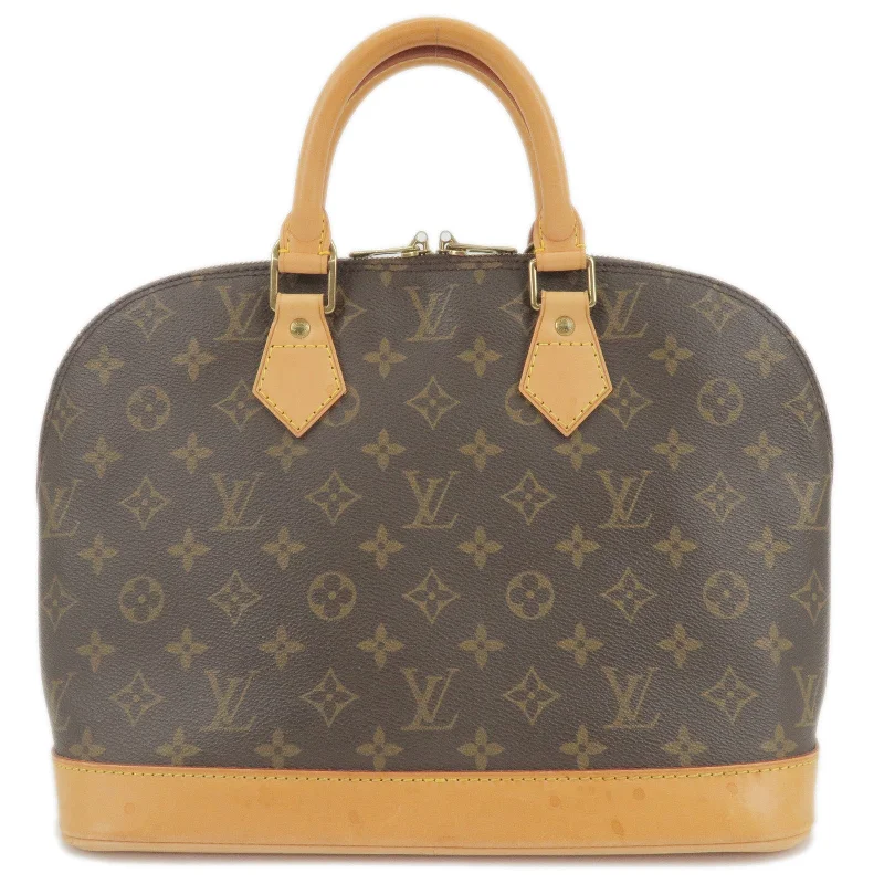 Ladies Louis Vuitton shoulder bags with a single - handle silhouetteLouis Vuitton Monogram Alma Hand Bag M51130