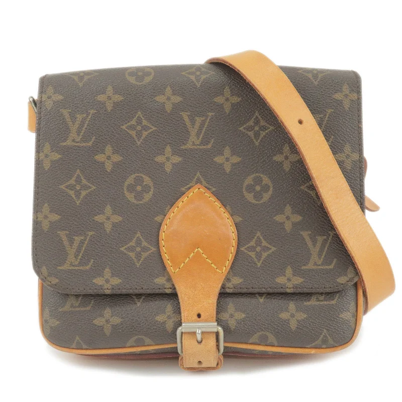 Louis Vuitton backpacks with a padded back panel for comfort during long - wearLouis Vuitton Monogram Cartouchiere 22 Crossbody Bag M51253