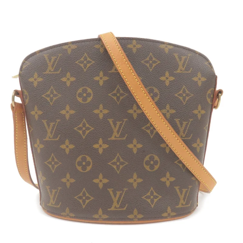 Louis Vuitton Alma bags with a leather - wrapped handle for a luxurious feelLouis Vuitton Monogram Drouot Cross Body Shoulder Bag M51290