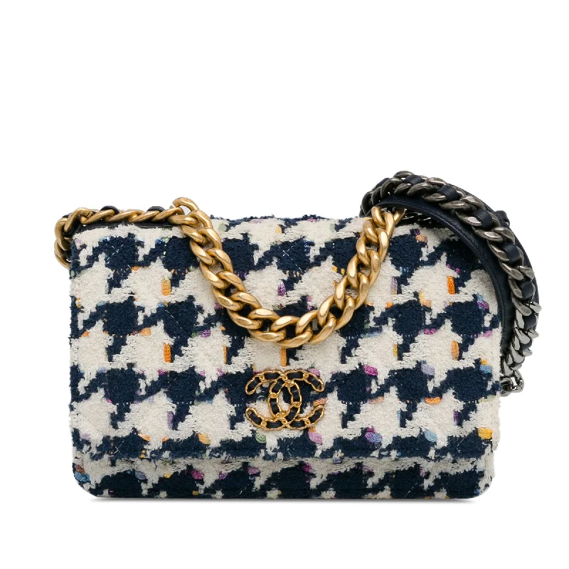 Yves Saint Laurent bags with smooth leather finishBlue Chanel Tweed 19 Wallet On Chain Satchel