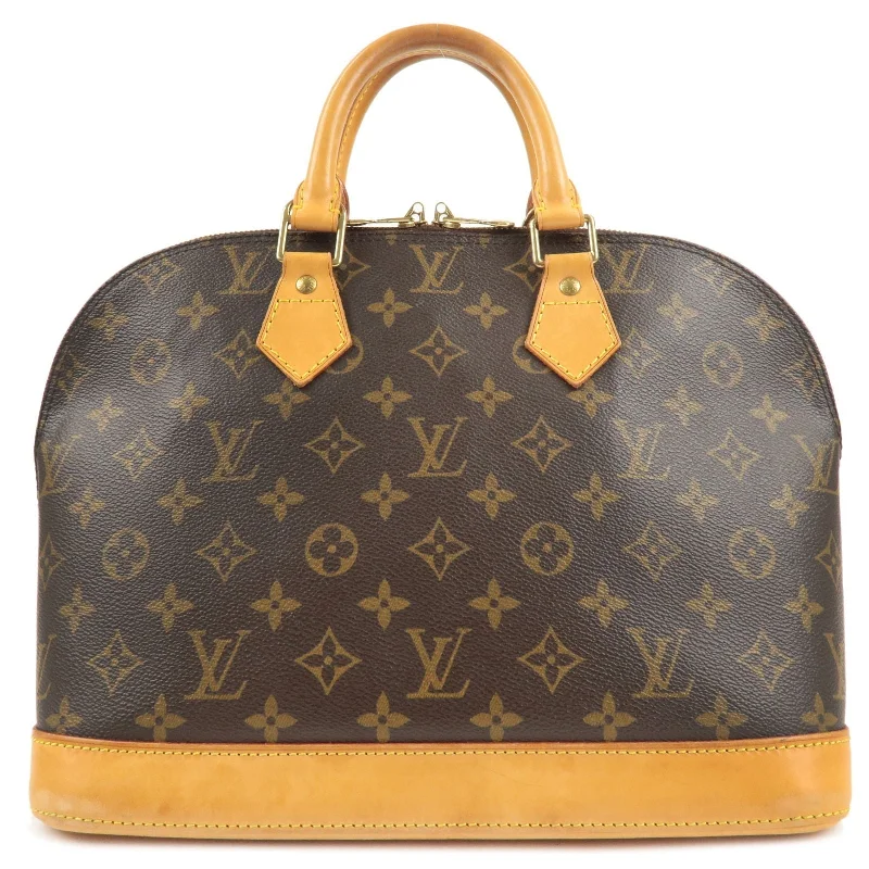 Ladies Louis Vuitton shoulder bags with a single - handle silhouetteLouis Vuitton Monogram Alma Hand Bag M51130