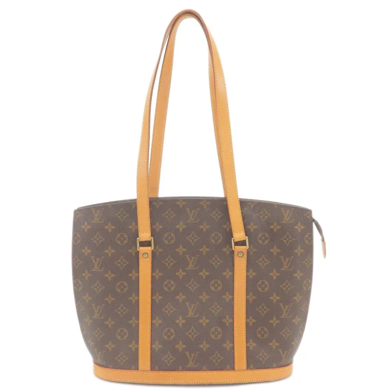 Ladies Louis Vuitton shoulder bags with a single - handle silhouetteLouis Vuitton Monogram Babylone Shoulder Bag Tote Bag M51102