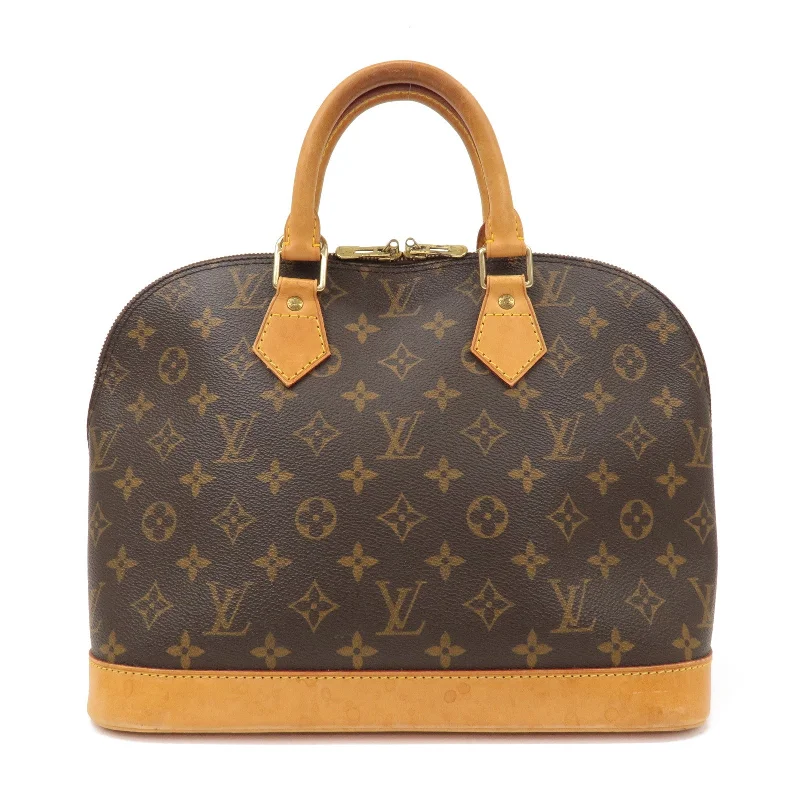 Ladies Louis Vuitton shoulder bags with a magnetic - closure flap for easeLouis Vuitton Monogram Alma Hand Bag Brown M51130