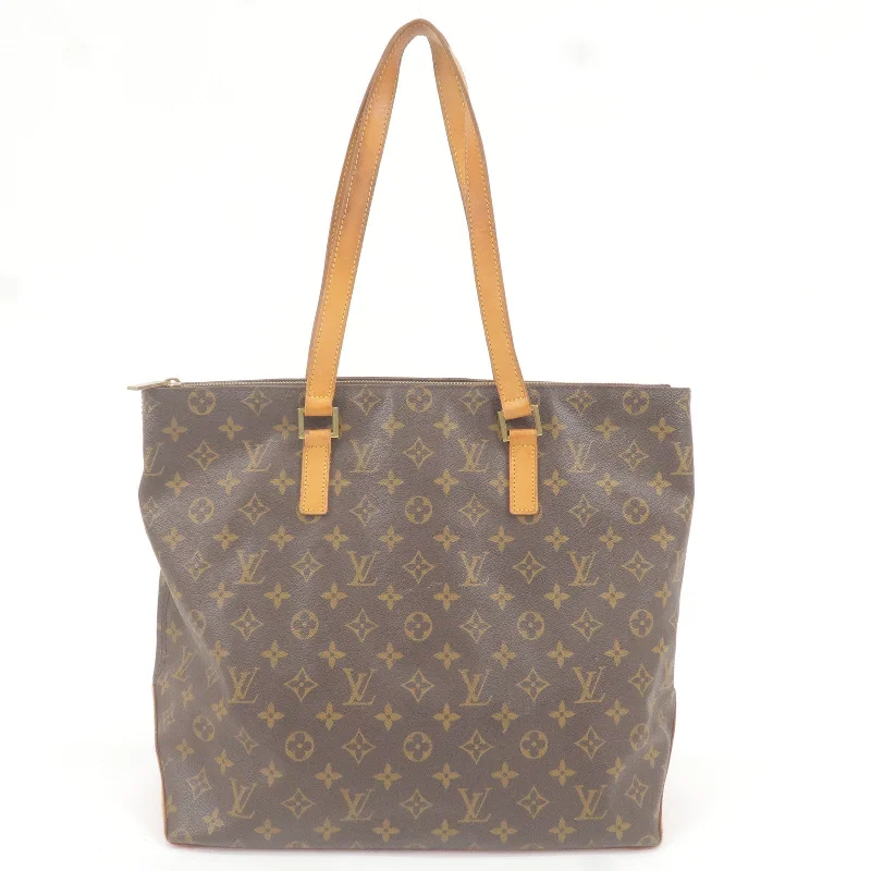 Louis Vuitton crossbody bags with a woven leather strap for textureLouis Vuitton Monogram Cabas Mezzo Tote Bag M51151