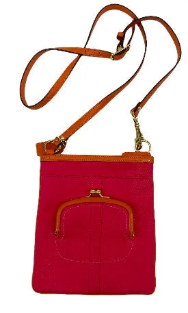 Ladies Coach Tabby bags with a textured leather surface for a more tactile lookHandbag Designer By Coach  Size: Small