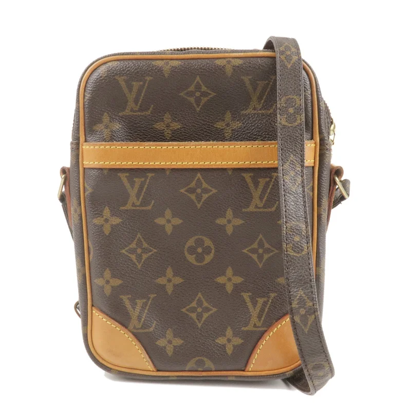 Louis Vuitton handbags with a metal - framed clasp for durabilityLouis Vuitton Monogram Danube Shoulder Bag Crossbody Bag M45266