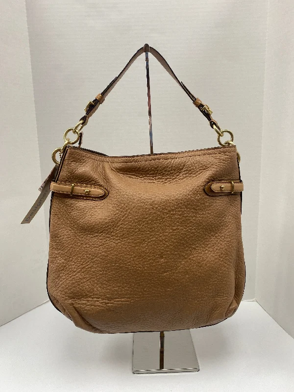 Coach crossbody bags with a woven leather strap for a unique textureHandbag Designer By Coach  Size: Large