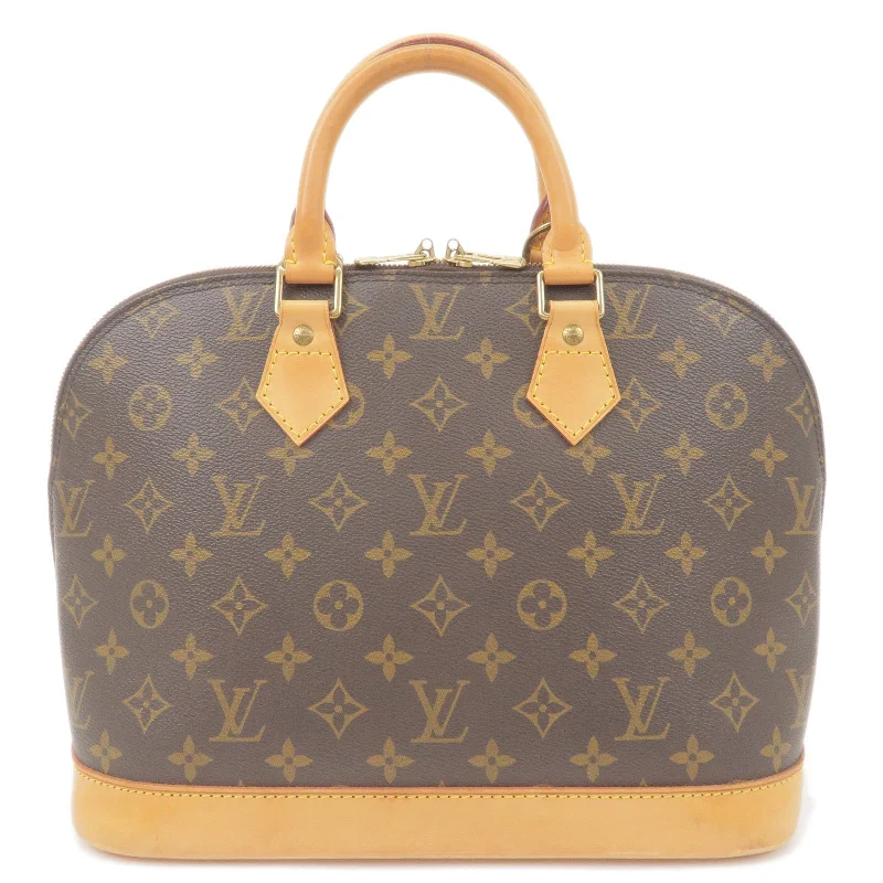 Louis Vuitton backpacks with a padded back panel for comfort during long - wearLouis Vuitton Monogram Alma Hand Bag M51130