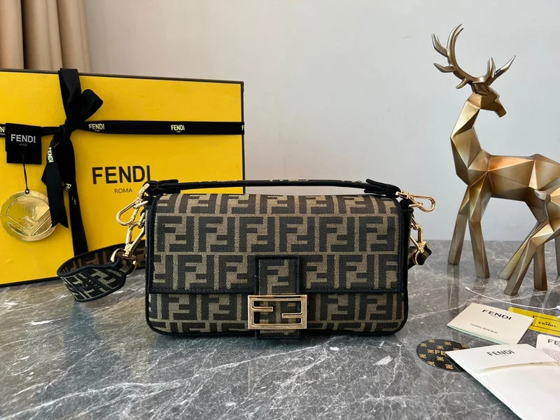 Fendi bags with a back - zip pocket for storing valuables securelyWF - Fendi Bags - 077