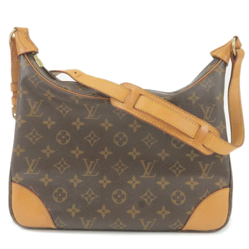 Louis Vuitton bags with a zip - around closure for enhanced securityLouis Vuitton Monogram Boulogne 30 Shoulder Bag M51265