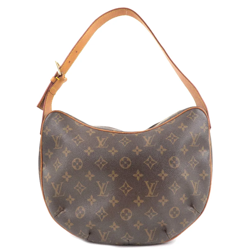 Ladies Louis Vuitton shoulder bags with a magnetic - closure flap for easeLouis Vuitton Monogram Croissant MM Hand Bag Shoulder Bag M51512