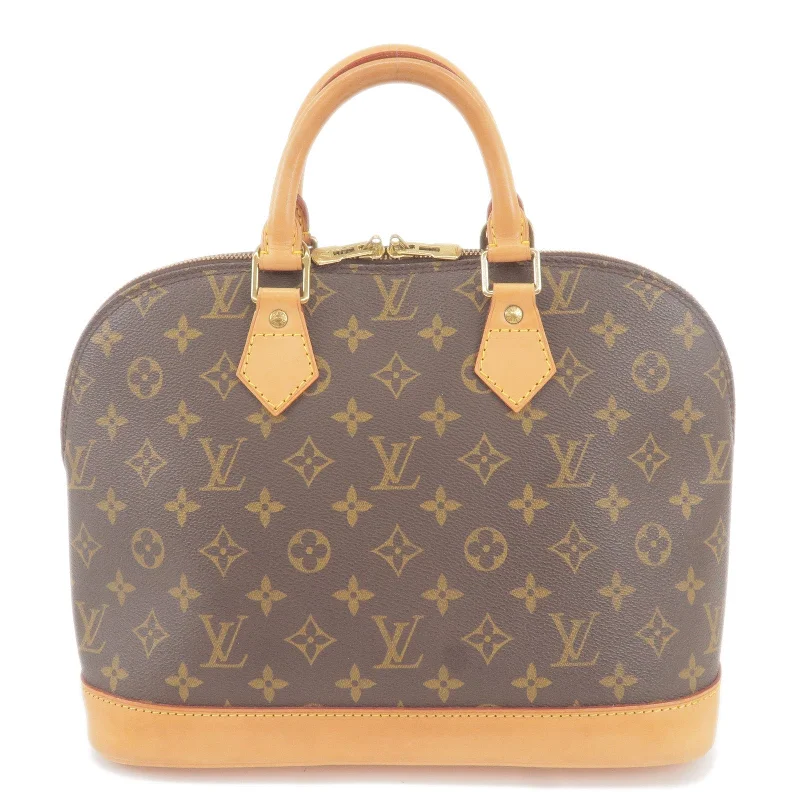 Ladies Louis Vuitton shoulder bags with a magnetic - closure flap for easeLouis Vuitton Monogram Alma Hand Bag M51130