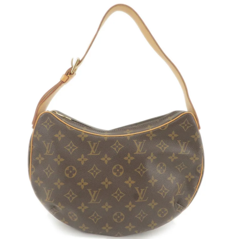 Louis Vuitton tote bags with a double - handle and shoulder - strap optionLouis Vuitton Monogram Croissant MM Hand Bag Shoulder Bag M51512