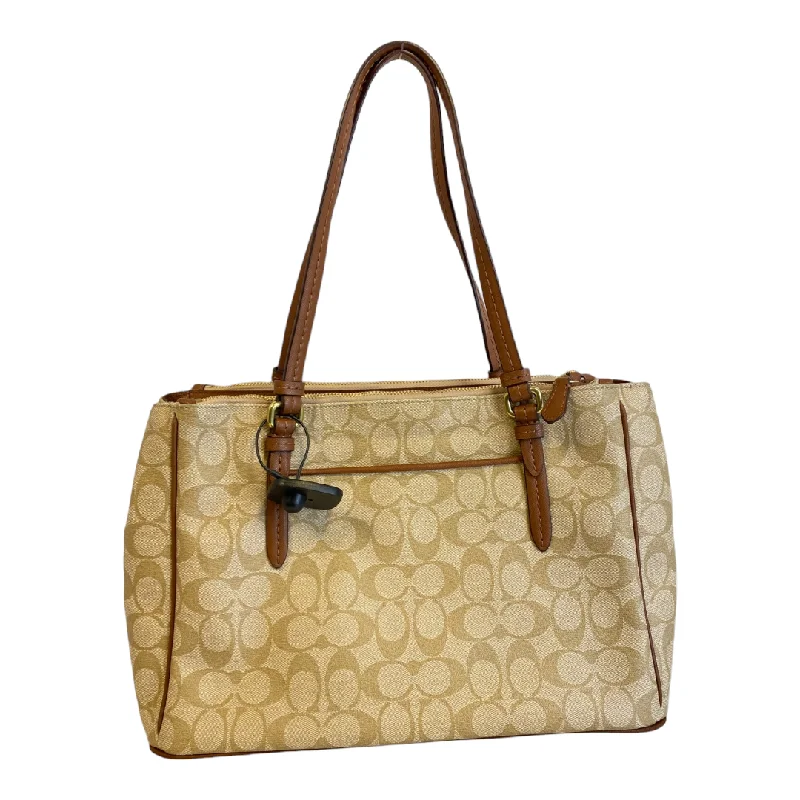 Coach bags with a patent - leather finish for a shiny and sophisticated appearanceHandbag Designer By Coach  Size: Large