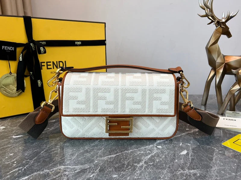 Ladies Fendi Peekaboo bags with a front - pocket organizer for quick access to essentialsWF - Fendi Bags - 093