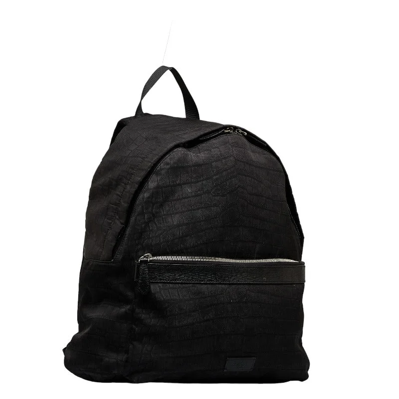 Fendi By The Way bags with a suede interior lining for a luxurious and soft feelFENDI Backpack Rucksack 7VZ012 Nylon/Leather Men’s Black