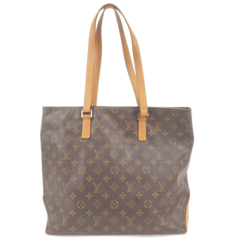 Louis Vuitton bags with a front - zip pocket for small items like keysLouis Vuitton Monogram Cabas Mezzo Tote Bag M51151