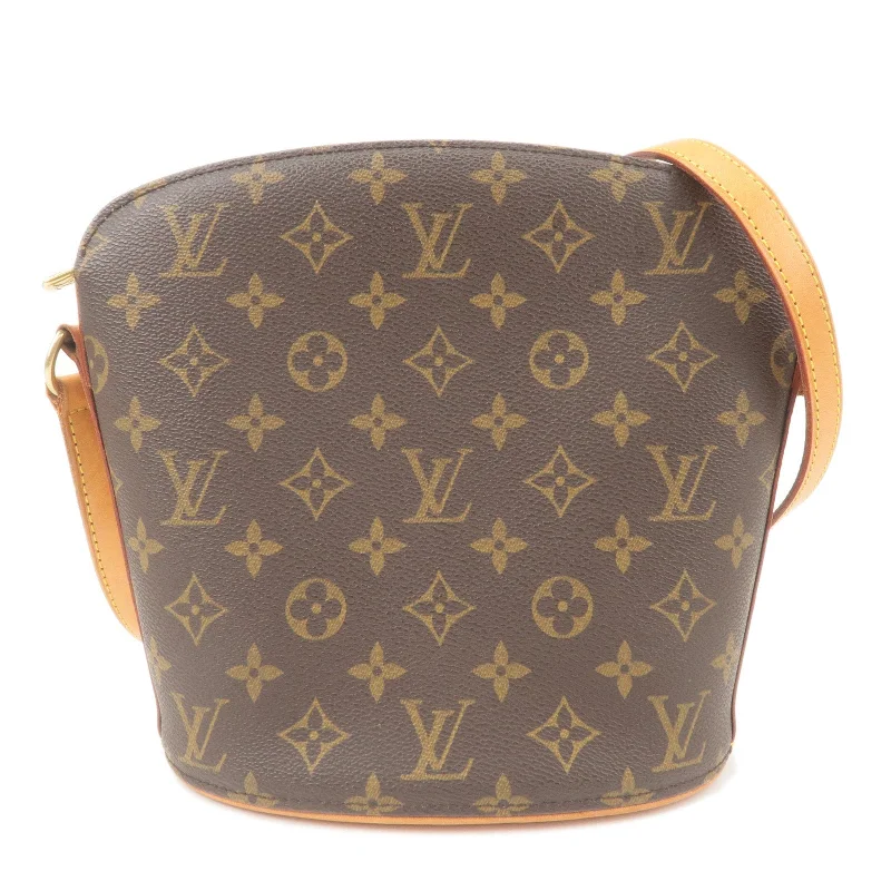 Louis Vuitton backpacks with a hidden back pocket for securityLouis Vuitton Monogram Drouot Cross Body Shoulder Bag M51290