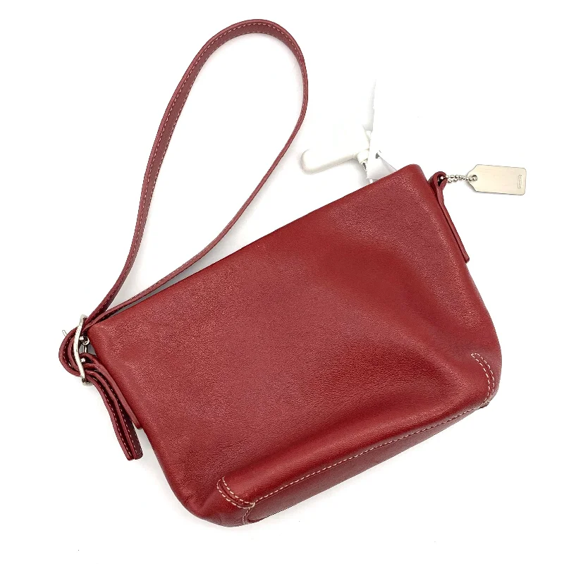 Ladies Coach Tabby bags with a detachable shoulder strapWristlet Designer By Coach  Size: Small