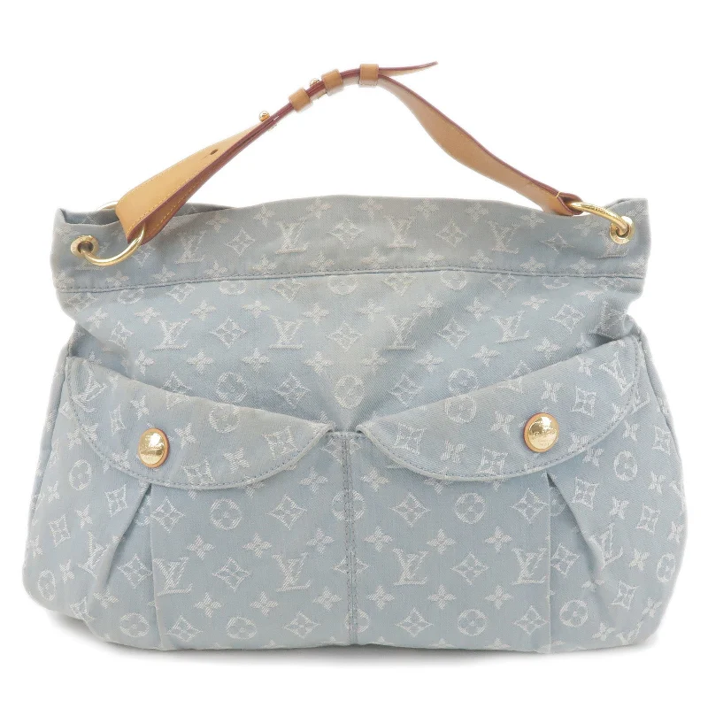 Louis Vuitton handbags with a metal - framed clasp for durabilityLouis Vuitton Monogram Denim Daily GM Shoulder Bag M40492