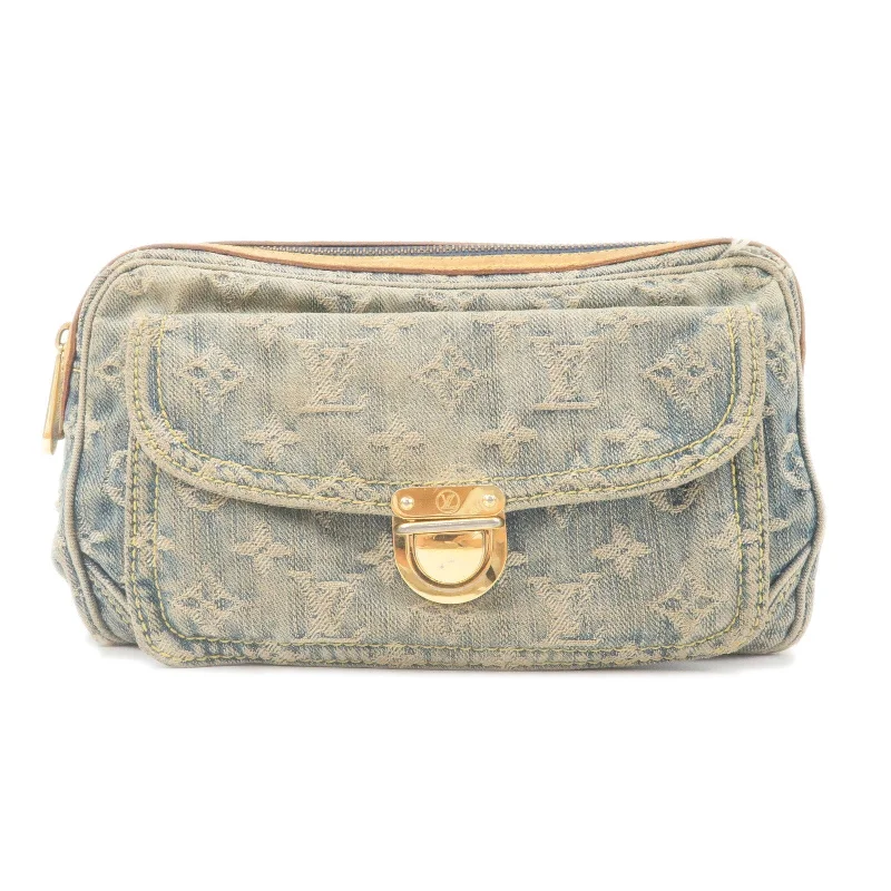 Louis Vuitton Neverfull bags with large capacity for everyday essentialsLouis Vuitton Monogram Denim Bumbag Waist Bag Blue M95347