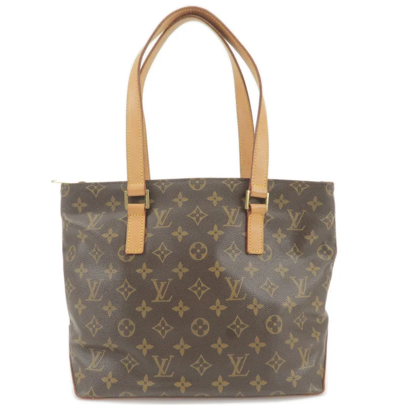 Louis Vuitton bags with a detachable mobile phone holder for convenienceLouis Vuitton Monogram Cabas Piano Tote Bag Hand Bag M51148