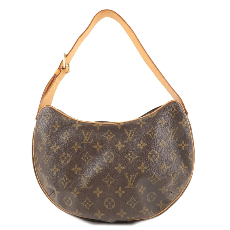 Louis Vuitton Alma bags with a leather - wrapped handle for a luxurious feelLouis Vuitton Monogram Croissant MM Hand Bag Shoulder Bag M51512