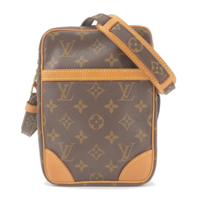 Louis Vuitton bags with a zip - around closure for enhanced securityLouis Vuitton Monogram Danube Shoulder Bag M45266