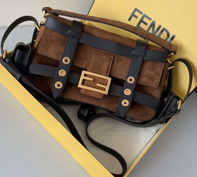 Fendi backpacks with a retractable handle for easy transportationWF - Fendi Bags - 081