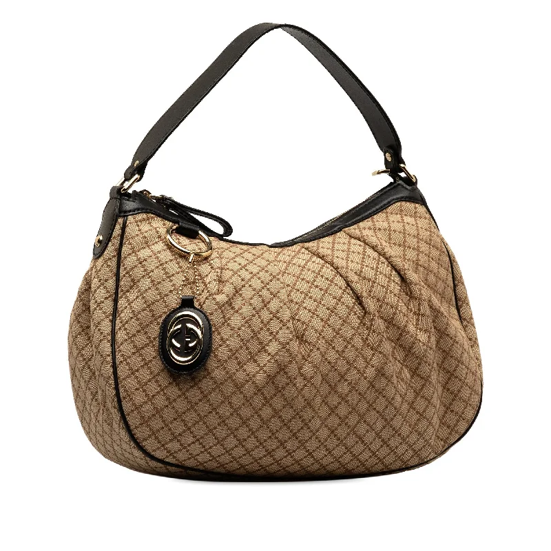 Gucci handbags for women with a patent - leather finishGucci Diamante Sukey Shoulder Bag (ama5i5)