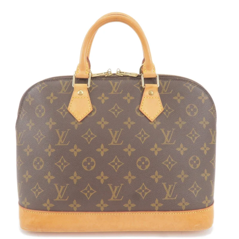 Louis Vuitton bags with a zip - around closure for enhanced securityLouis Vuitton Monogram Alma Hand Bag M51130